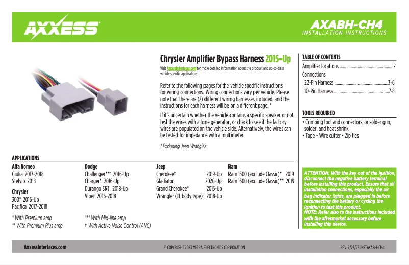 Página 1 del manual Manual de usuario AXESS AXABH-CH4