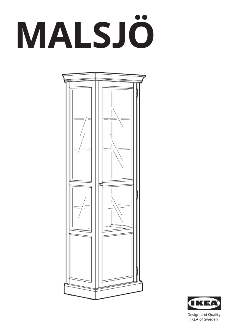 Image de la première page du manuel de l'appareil MALSJÖ 303.034.87