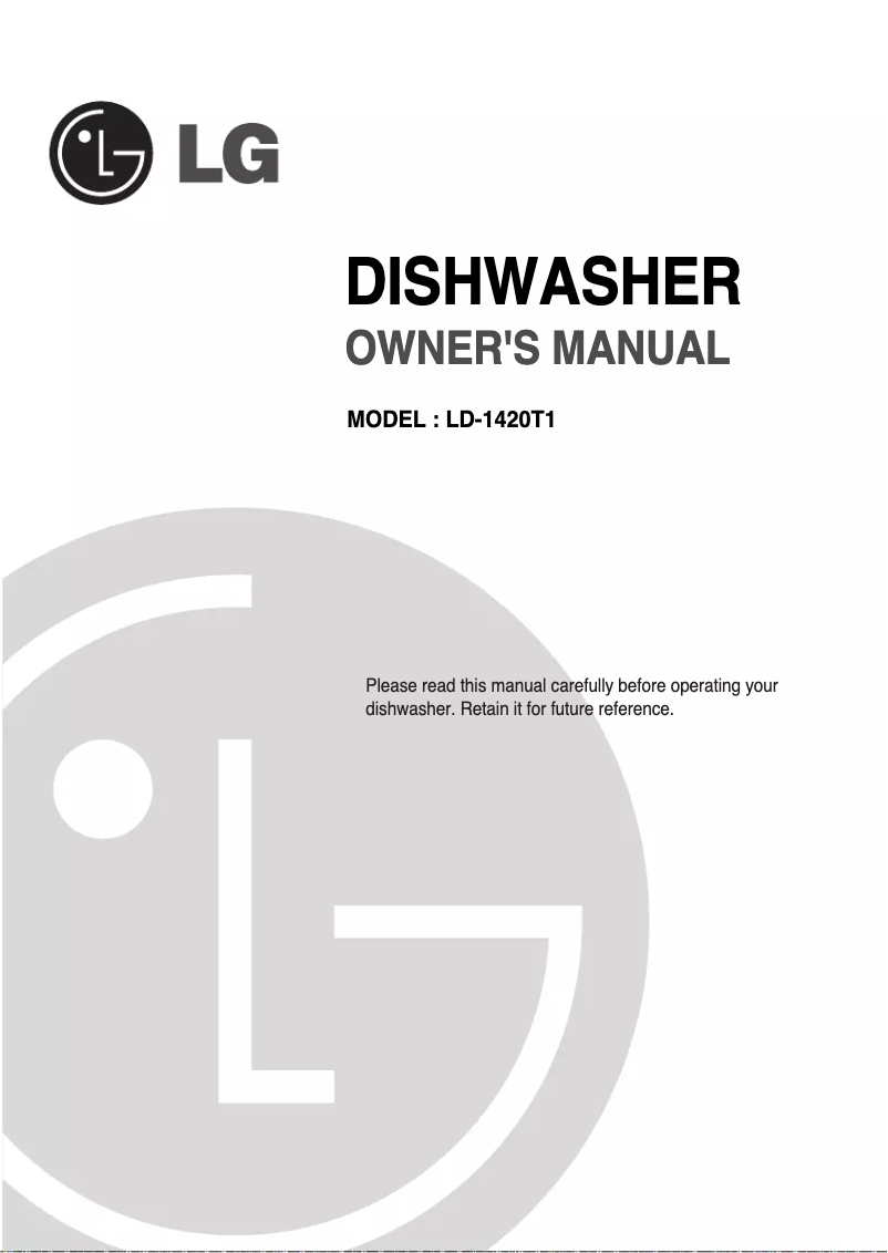 Page 1 de la notice Manuel utilisateur LG LD-4204T1