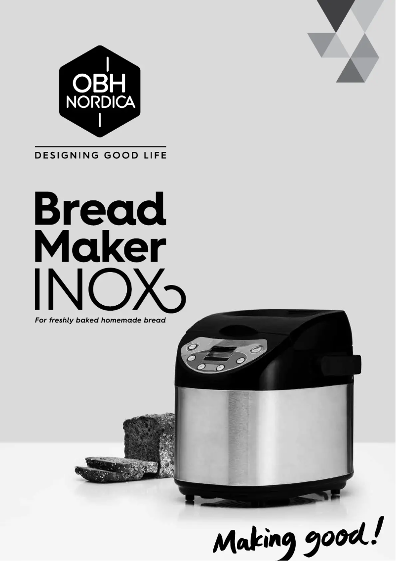 Image de la première page du manuel de l'appareil Inox 6544