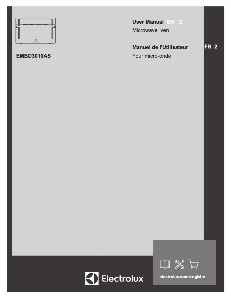 Image de la première page du manuel de l'appareil EMBD3010AS