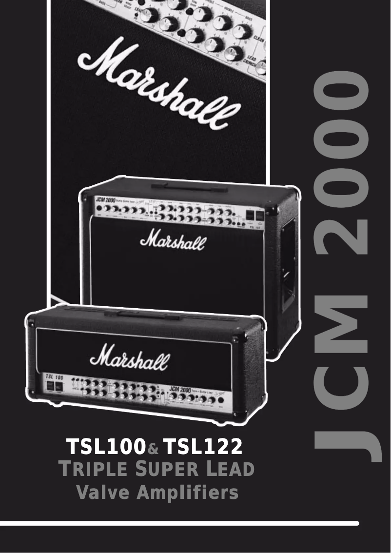 Page n°1 - Manuel utilisateur Marshall TSL100