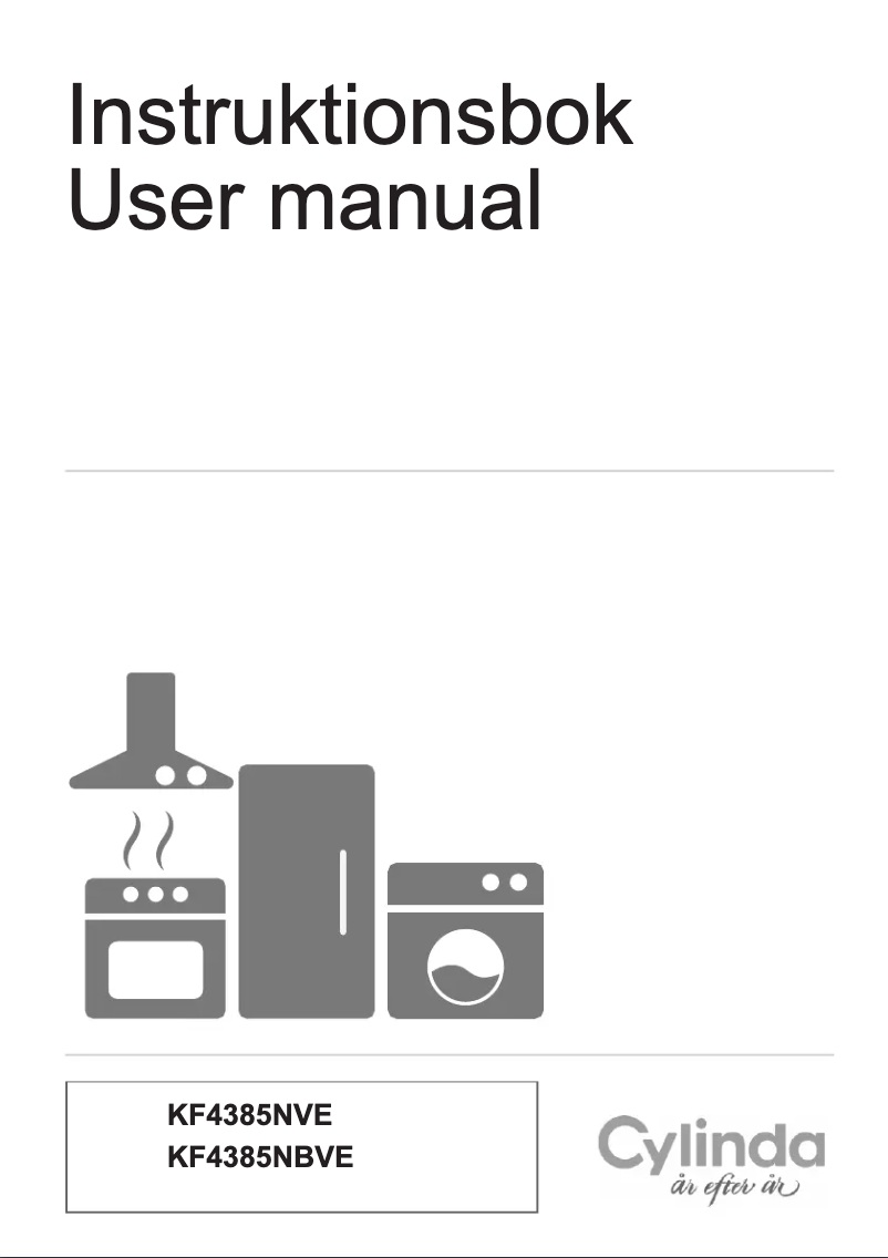 Page 1 de la notice Manuel utilisateur Cylinda KF4385NHE