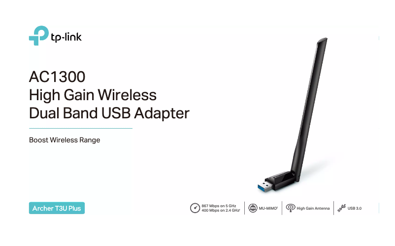 Page 1 de la notice Fiche technique TP-Link AC1300