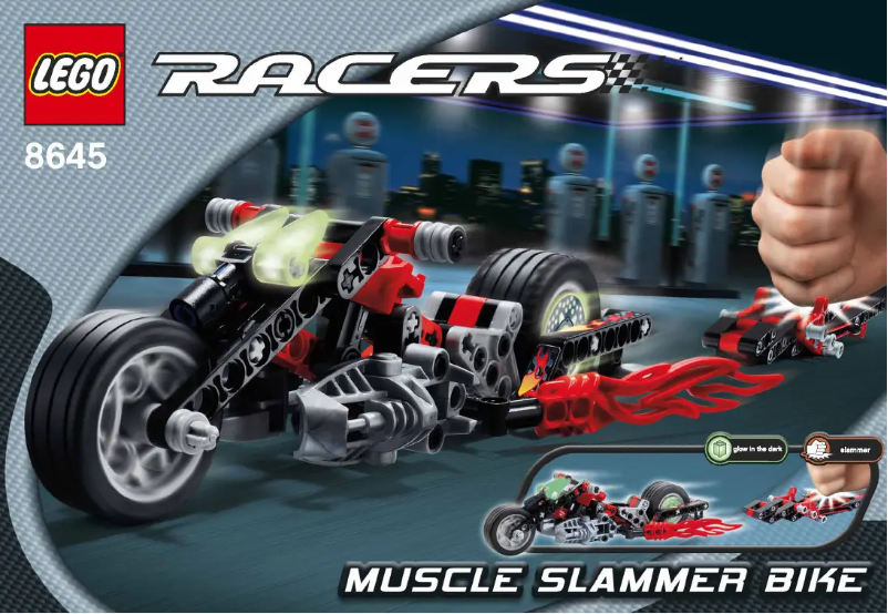Page n°1 - Manuel utilisateur Lego Racers 8650+8645