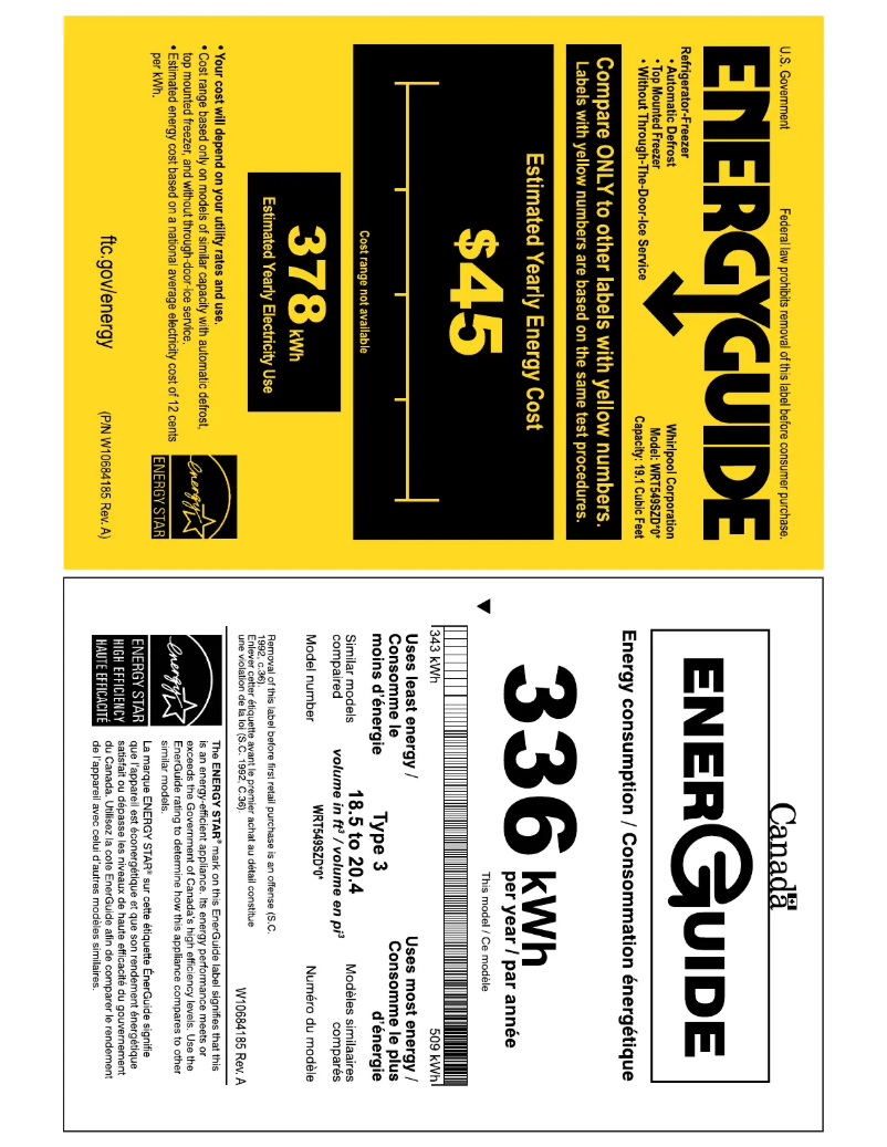 Image de la première page du manuel de l'appareil WRT549SZDB