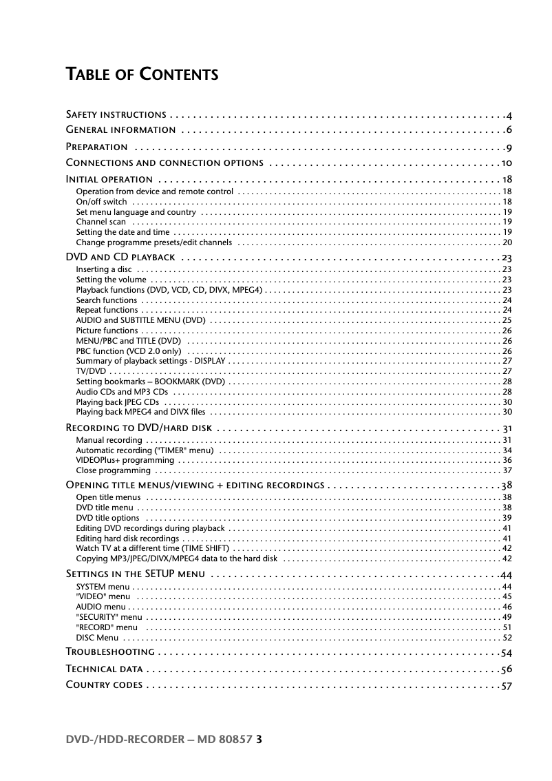 Page 1 de la notice Manuel utilisateur Medion Life E29068 (MD 29078)