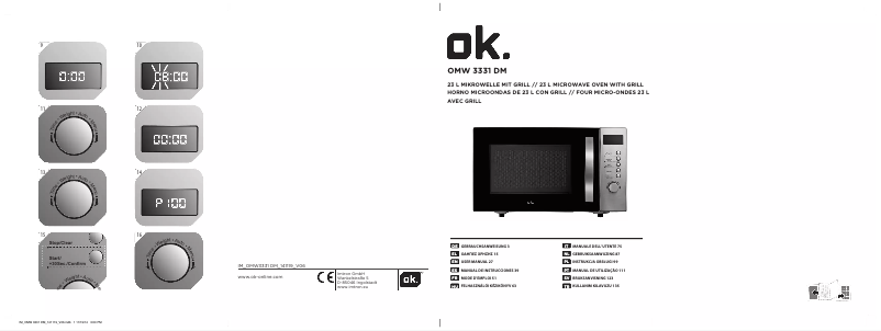 Page 1 de la notice Manuel utilisateur OK OMW 3331 DM