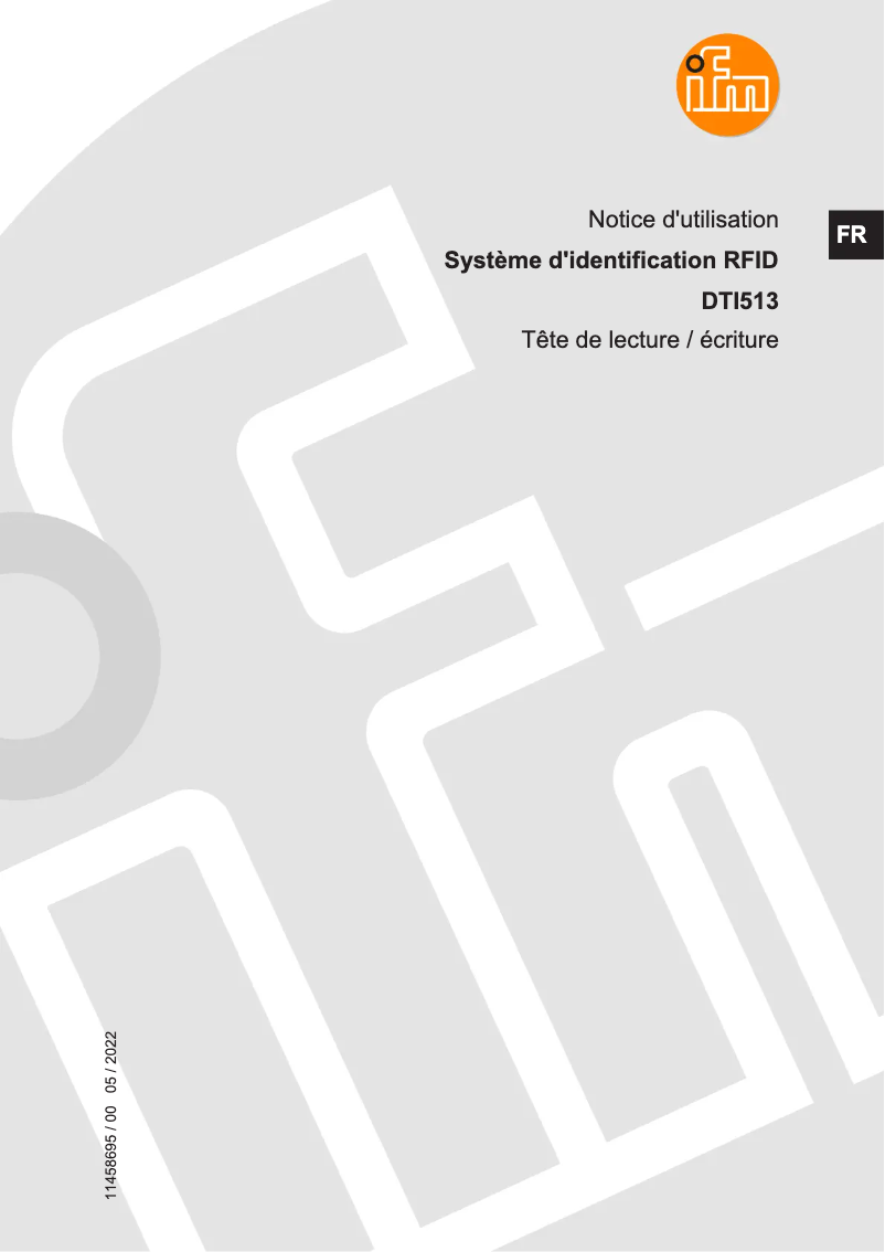 Imagen de la primera página del manual del dispositivo DTI513