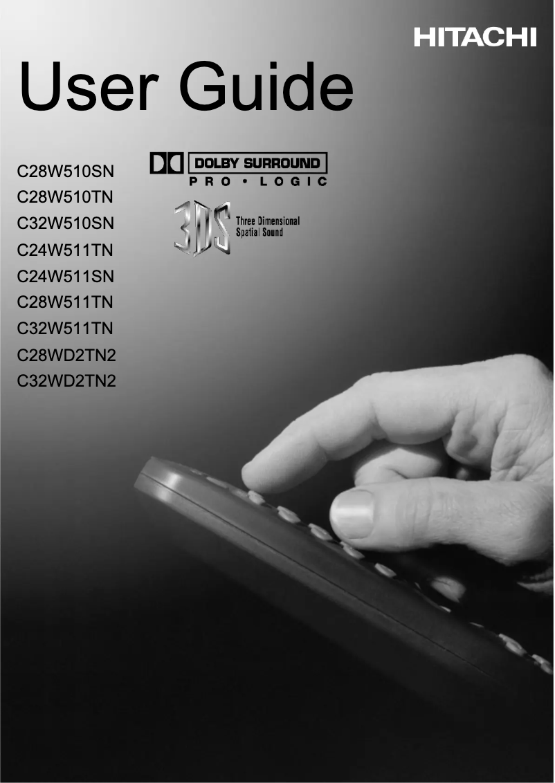 Image de la première page du manuel de l'appareil C32W511TN