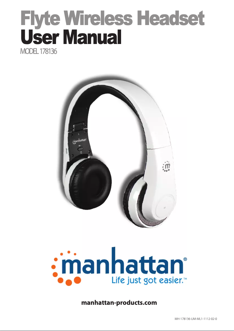 Page n°1 - Manuel utilisateur Manhattan Flyte 178136