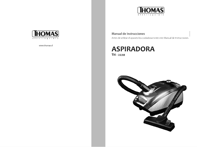 Page n°1 - Manuel utilisateur Thomas TH-2220