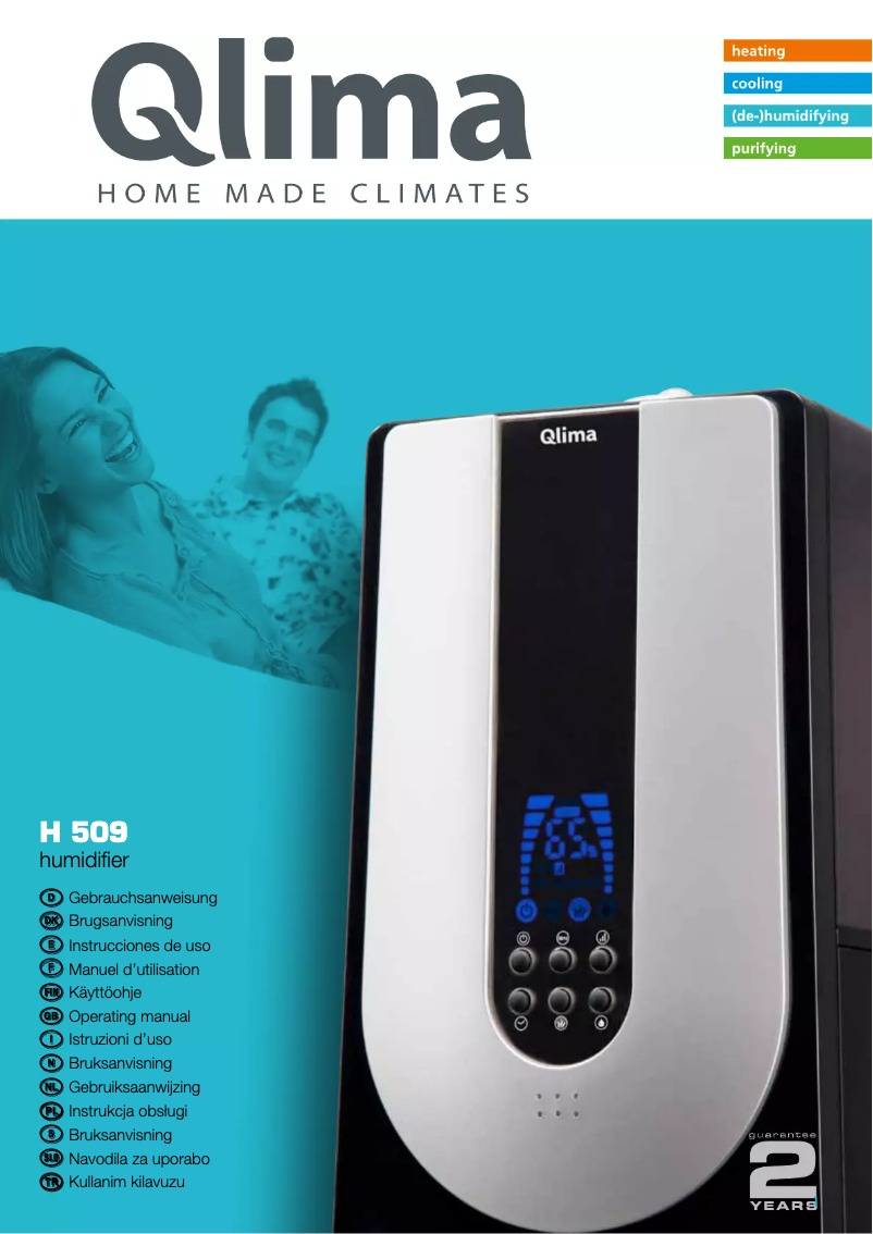 Imagen de la primera página del manual del dispositivo H509