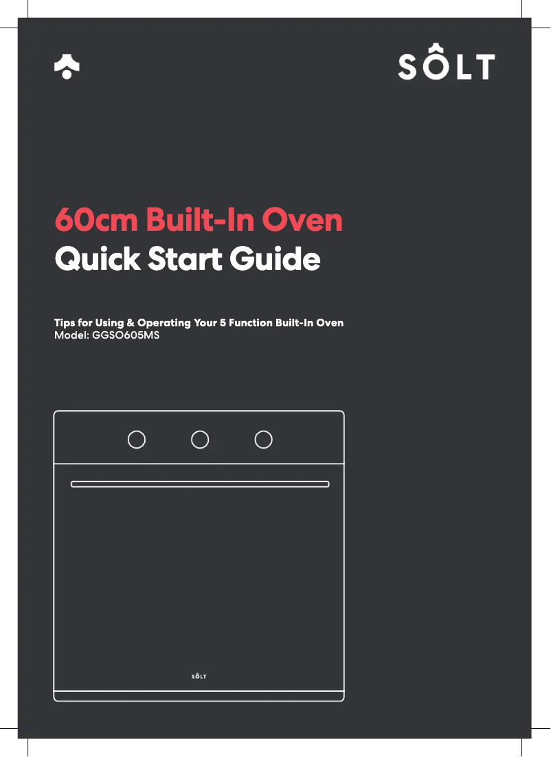 Page n°1 - Guide de démarrage rapide Sôlt GGSO605MS