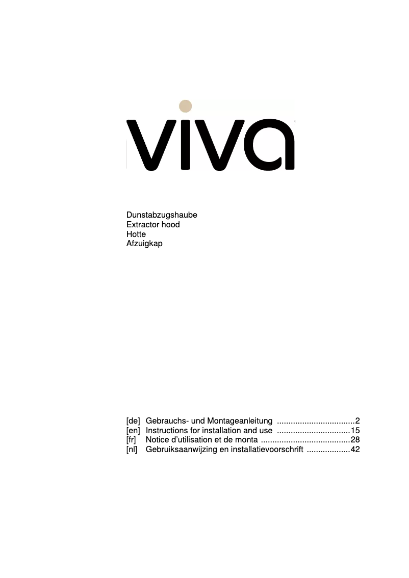 Image de la première page du manuel de l'appareil VVA91F251