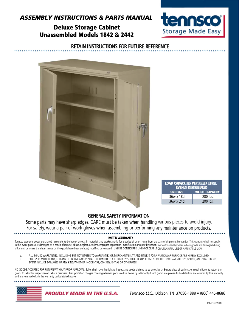 Image de la première page du manuel de l'appareil 2442