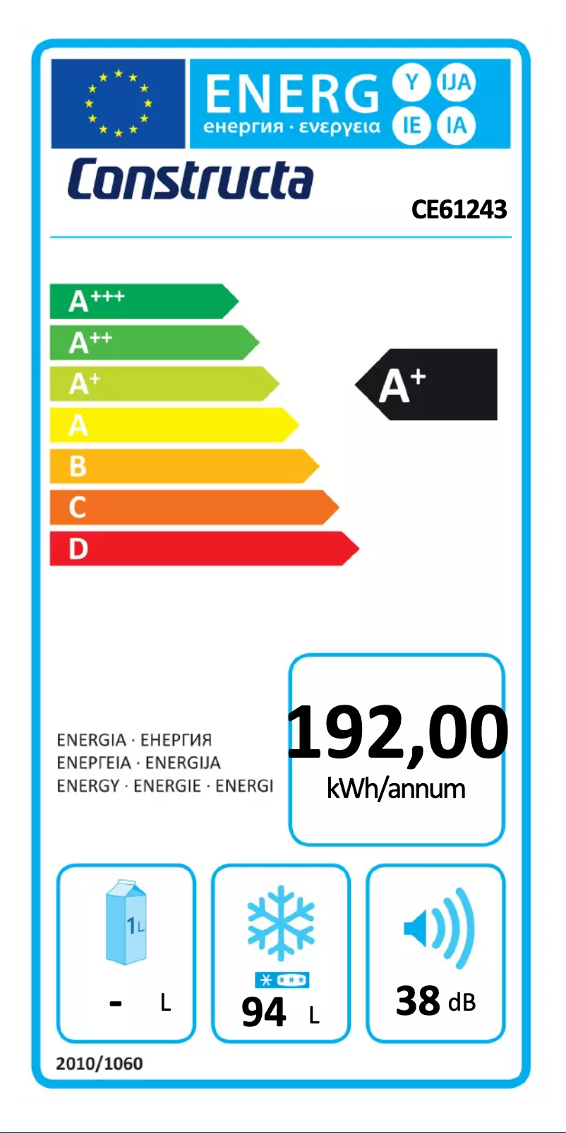 Image de la première page du manuel de l'appareil CE61243