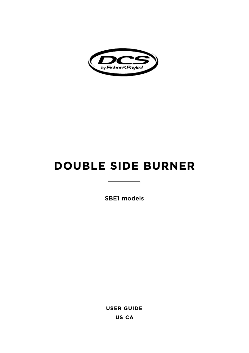 Image de la première page du manuel de l'appareil SBE1