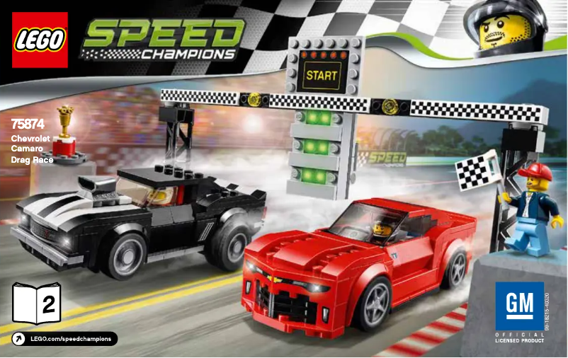 Page 1 de la notice Manuel utilisateur Lego Speed Champions 75874
