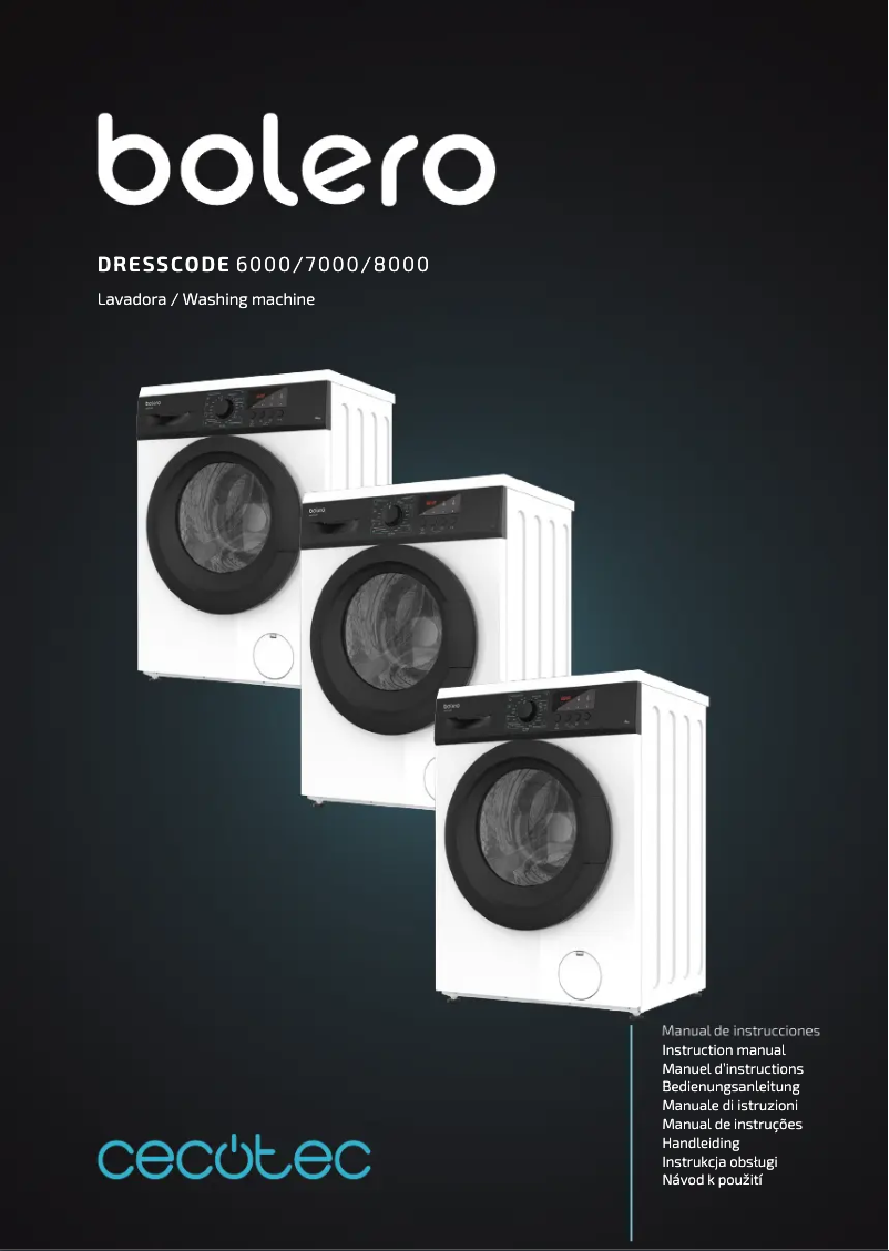 Página 1 del manual Manual de usuario Cecotec Bolero Dresscode 6000