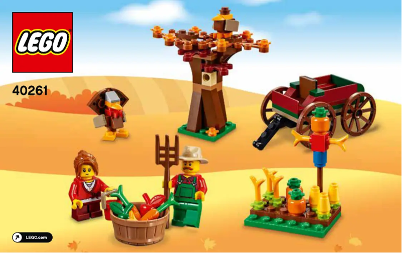 Página 1 del manual Manual de usuario Lego Thanksgiving Harvest 40261