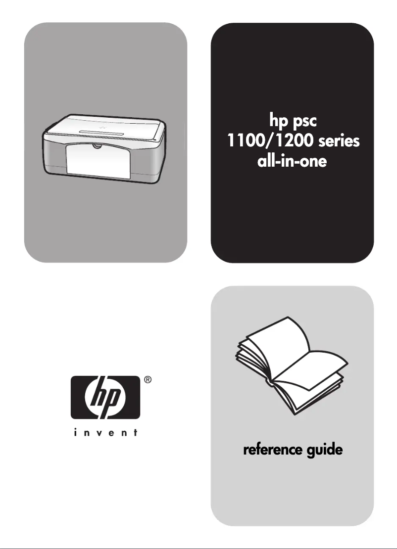 Page 1 de la notice Manuel utilisateur HP PSC 1110