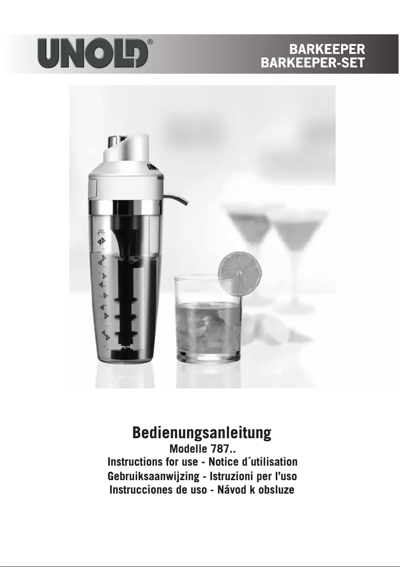 Page 1 de la notice Manuel utilisateur Unold 78712