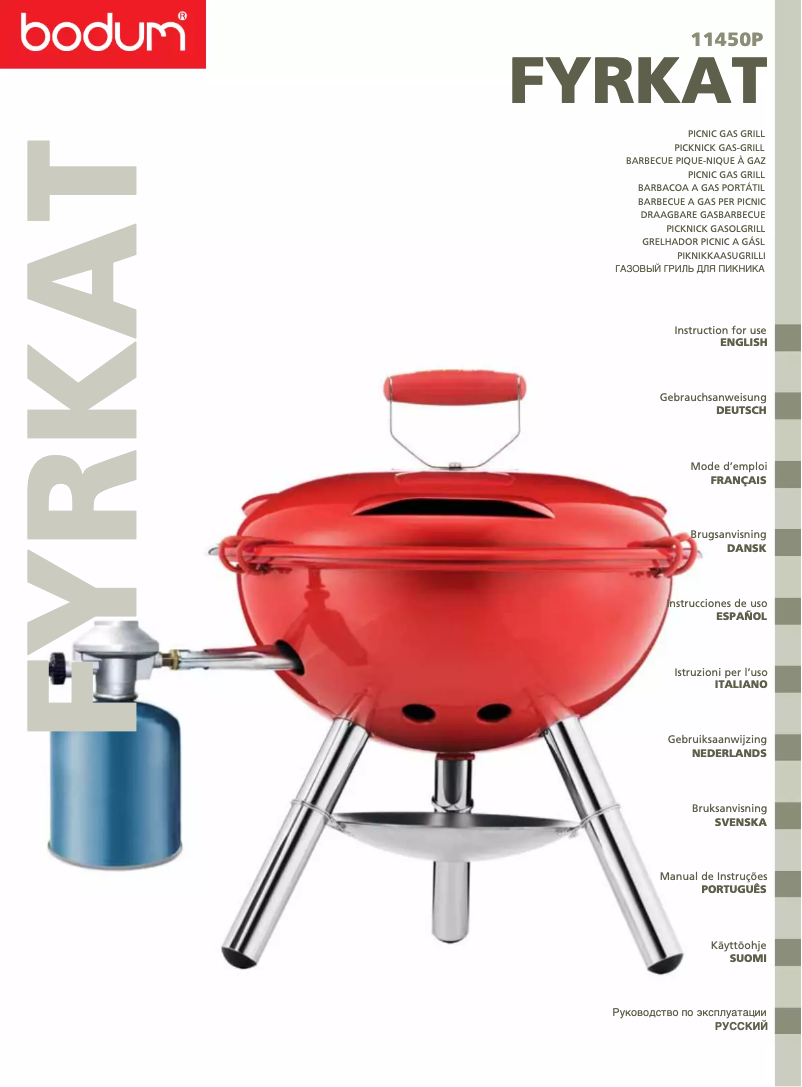 Page n°1 - Manuel utilisateur Bodum FYRKAT