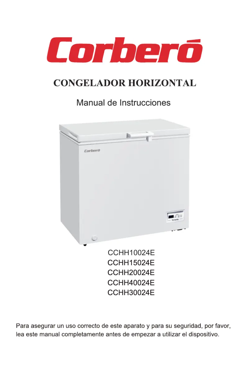 Page n°1 - Manuel utilisateur Corbero CCHH40024E