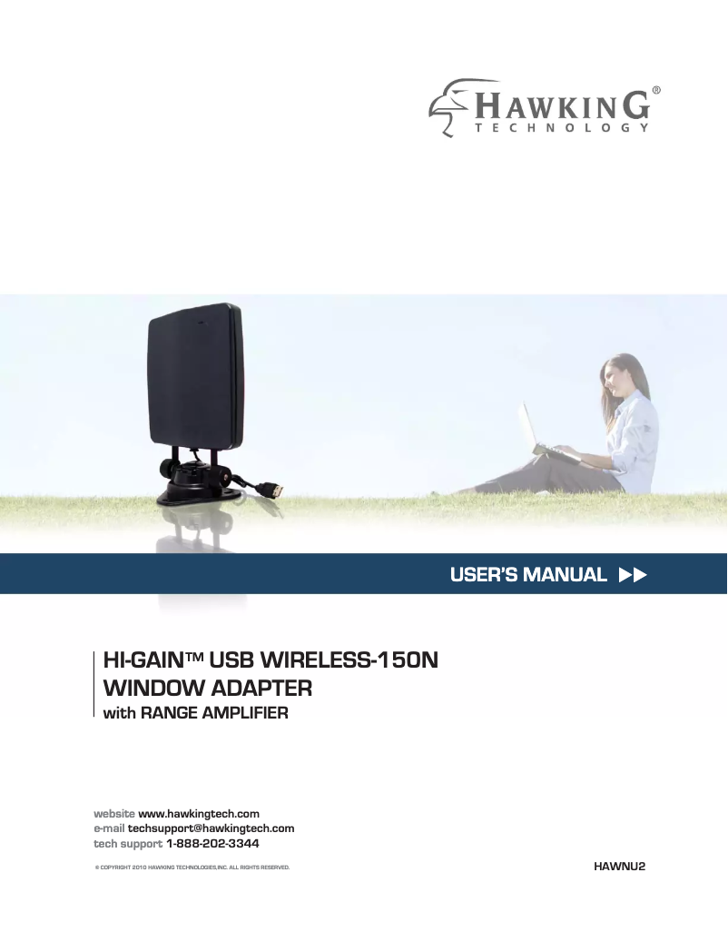 Image de la première page du manuel de l'appareil HAWNU2