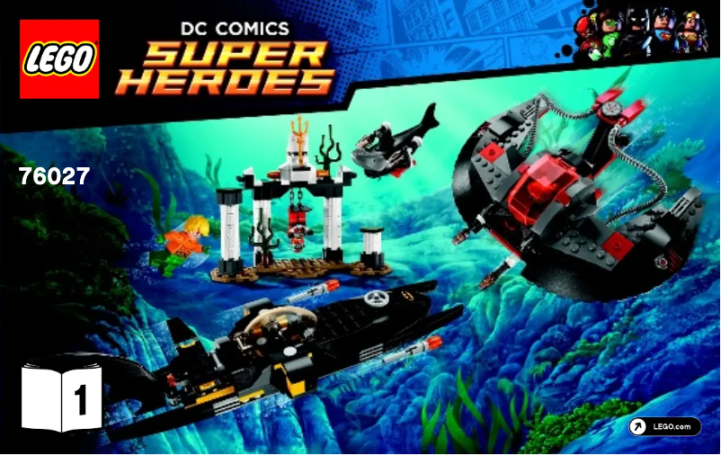 Page 1 de la notice Manuel utilisateur Lego DC Comics Super Heroes 76027