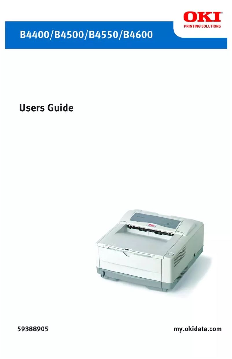 Page 1 de la notice Manuel utilisateur OKI B4500