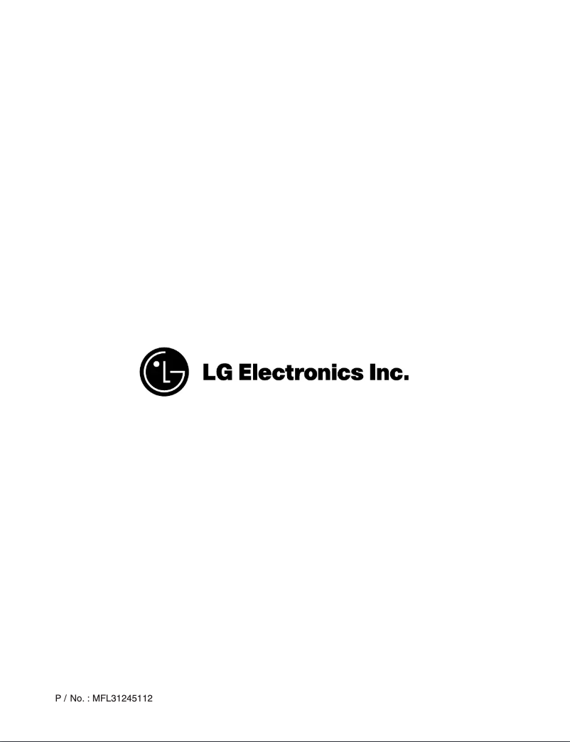 Page 1 de la notice Manuel utilisateur LG WD-10580BD