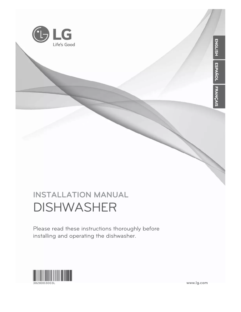 Página 1 del manual Guía de instalación LG LDT9965B