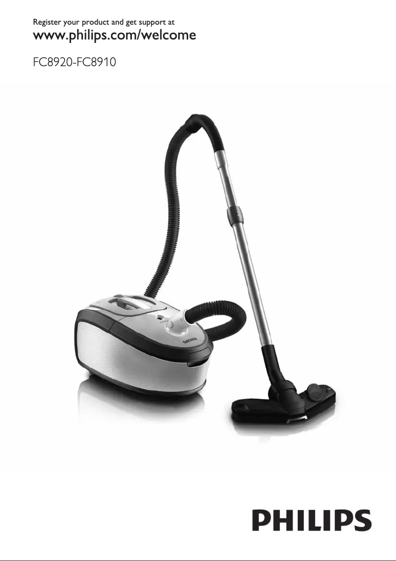 Page 1 de la notice Manuel utilisateur Philips HomeHero FC8920