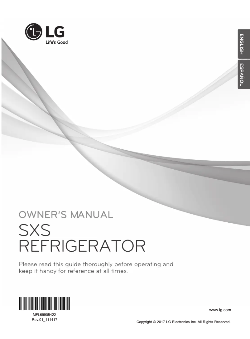 Image de la première page du manuel de l'appareil GS65SDP1