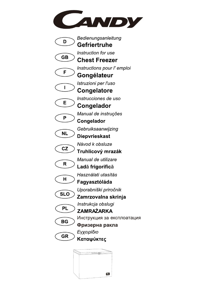 Page 1 de la notice Manuel utilisateur Candy CCHE 150