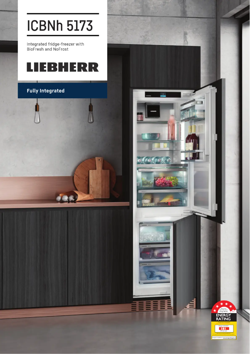 Image de la première page du manuel de l'appareil ICBNH5173LH