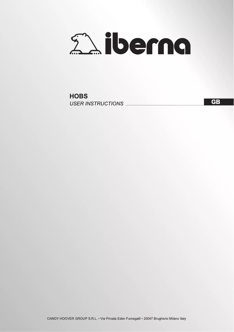 Page n°1 - Manuel utilisateur Iberna IBHC 600