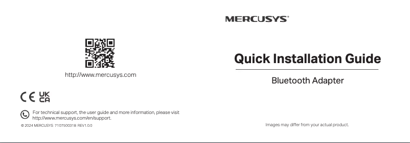 Page 1 de la notice Guide d'installation Mercusys MA530