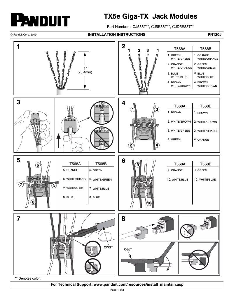 Image de la première page du manuel de l'appareil CJ5E88TBU