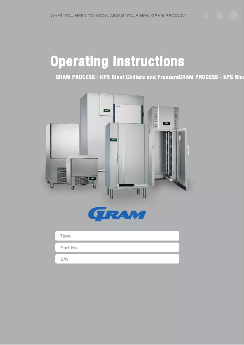 Page n°1 - Manuel utilisateur Gram KPS20