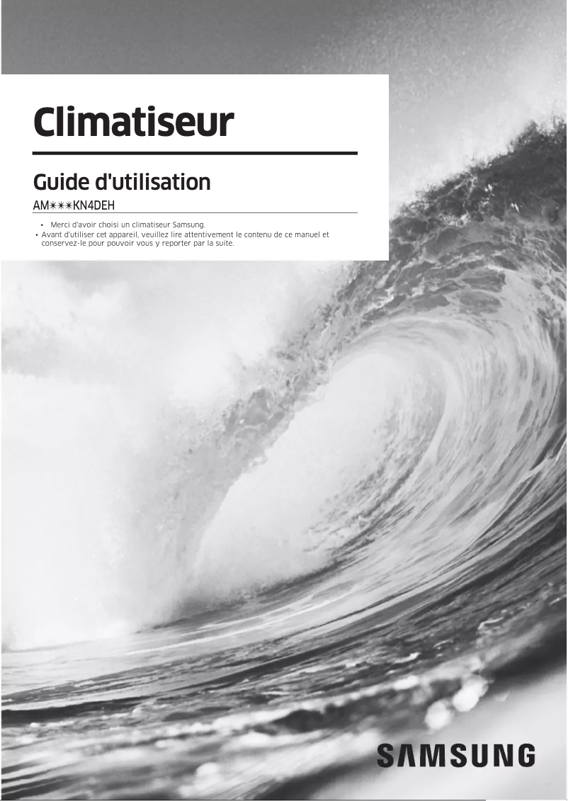 Image de la première page du manuel de l'appareil AM071KN4DEH