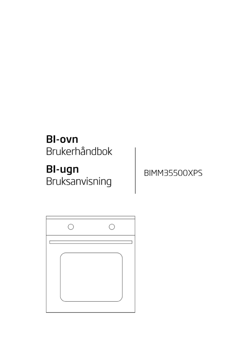 Page 1 of the manual User Manual Beko BIMM 35500 XPS
