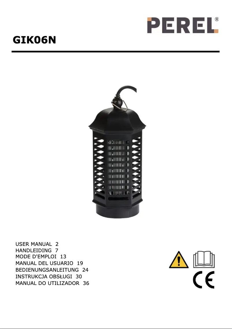 Page 1 de la notice Manuel utilisateur Perel GIK06N