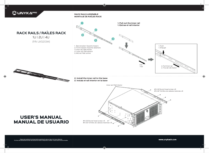 Page 1 de la notice Manuel utilisateur UNYKAch UK52094