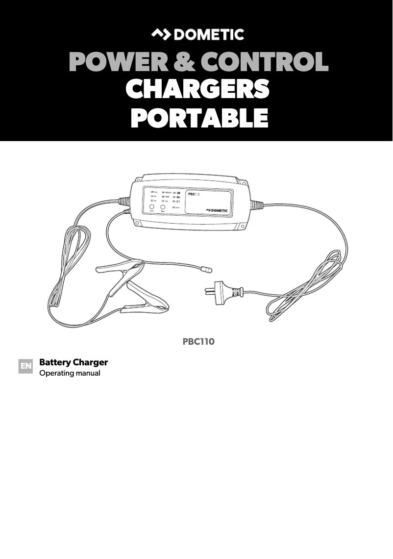Page n°1 - Manuel utilisateur Dometic PBC110