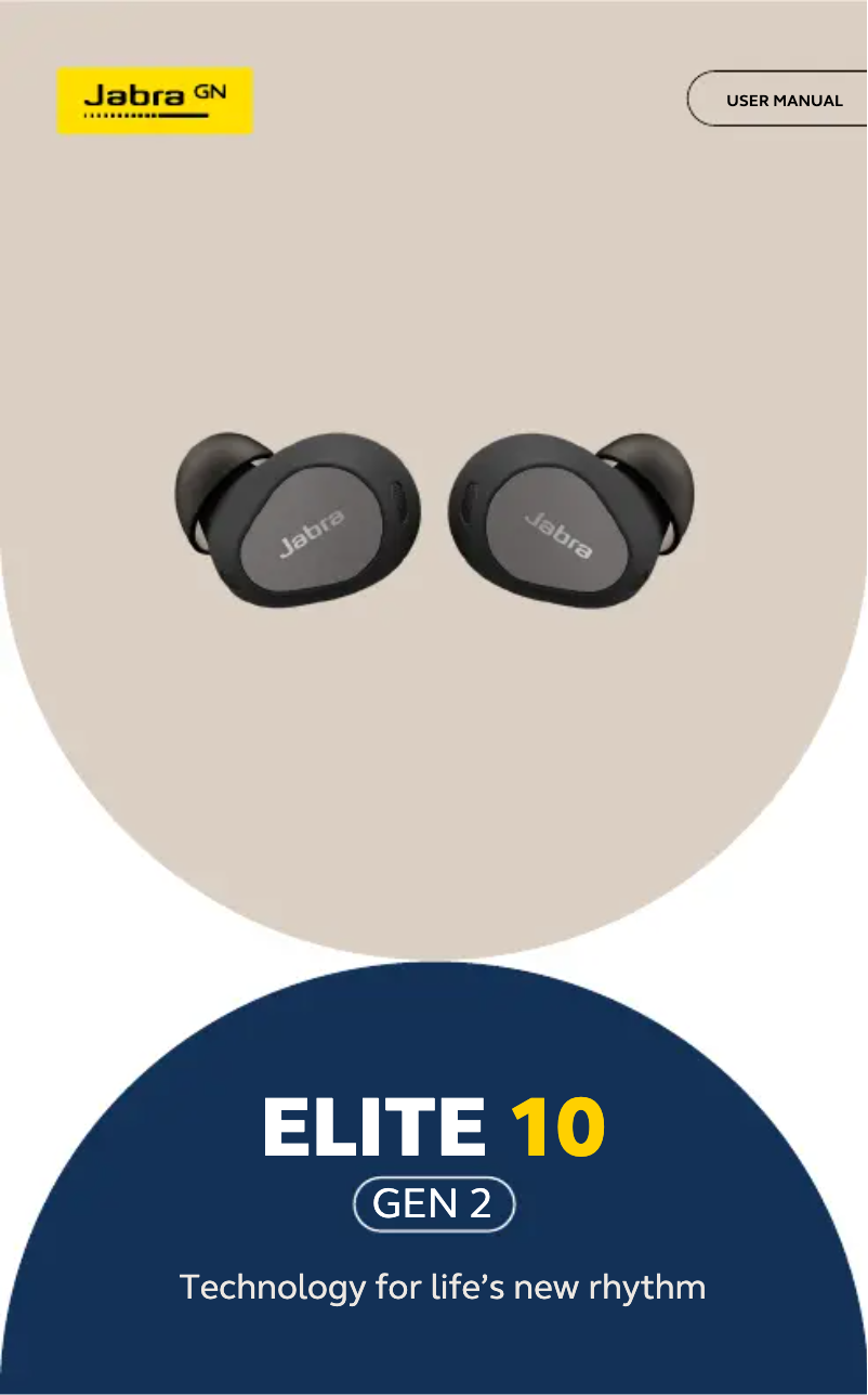Page n°1 - Manuel utilisateur Jabra Elite 10 Gen 2