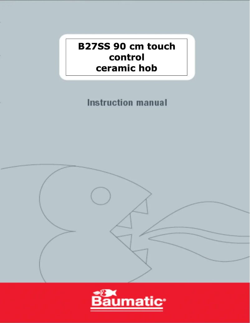 Image de la première page du manuel de l'appareil B27SS