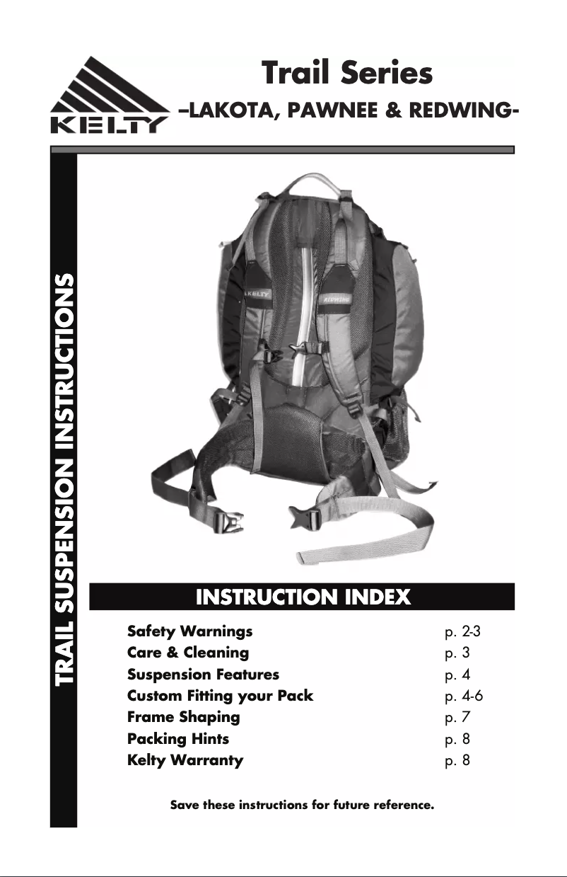 Image de la première page du manuel de l'appareil Lakota